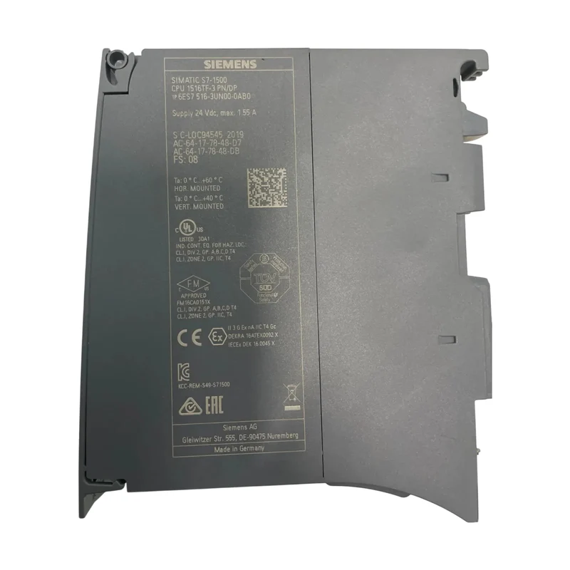 Siemens SIMATIC S7-1500TF CPU 1516TF-3 6ES7516-3UN00-0AB0 PN/DP Industrie