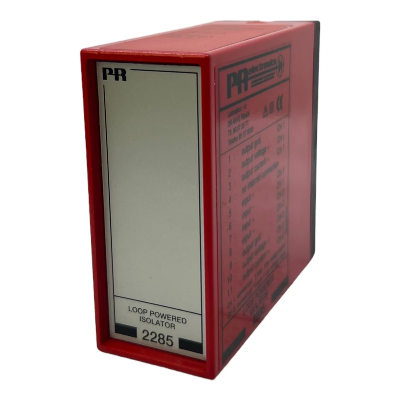 PR Electronics 2285 Loop Powered Isolator Inp.:0/4..20mA Out.:0/4...20mA 0-2,1V