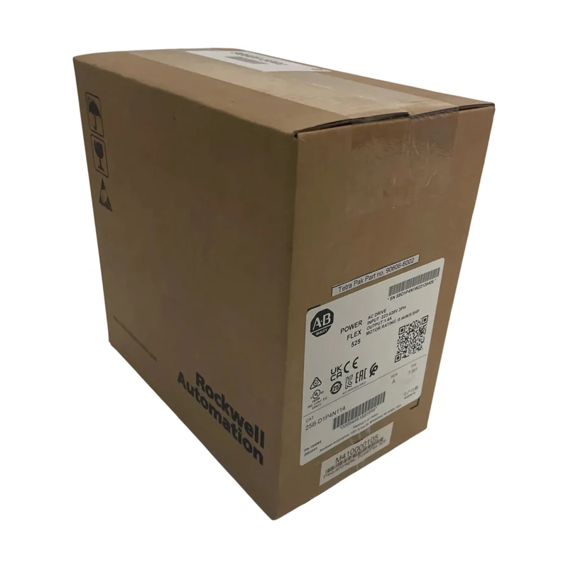 Allen Bradley 25B-D1P4N114 PowerFlex 525 VFD 480V 3ph 0.5HP 0.4kW EtherNet/IP