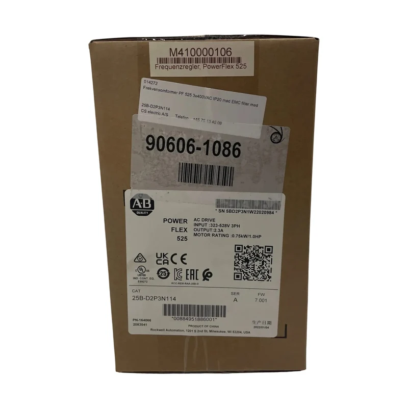 Allen Bradley 25B-D2P3N114 Frequenzumrichter 480V 3Ph 0.75kW Ersatzteil Technik