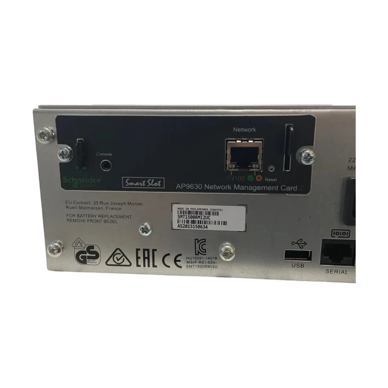 APC Smart-UPS SMT1500RMI2UC 1500VA Rackmount 2U 230V USV ohne Batterie Technik