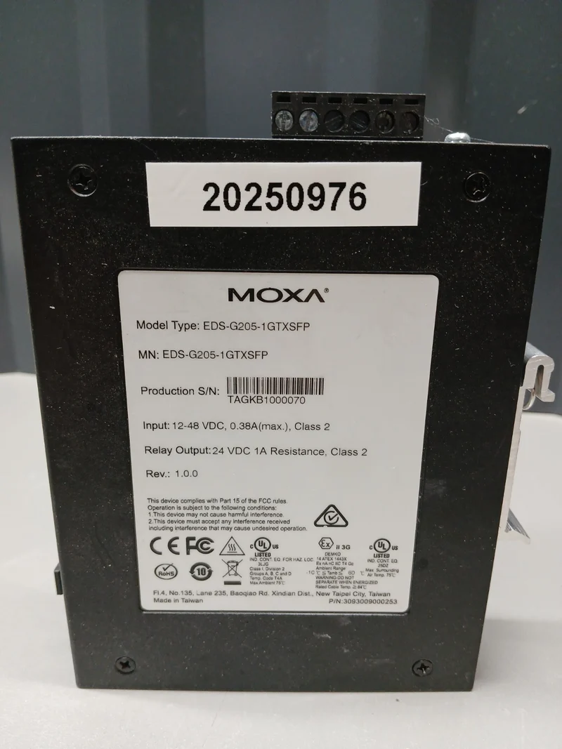 MOXA EDS-G205-1GTXSFP Gigabit Ethernet Switch