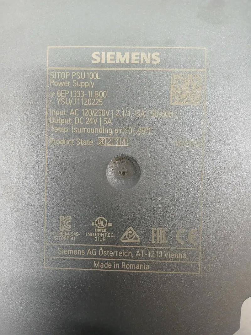 Siemens SITOP PSU100L 6EP1333-1LB00 Power Supply