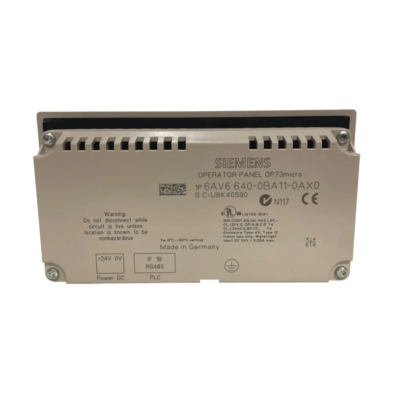 Siemens 6AV6640-0BA11-0AX0 SIMATIC OP 73micro Operator Panel HMI Ersatzteil