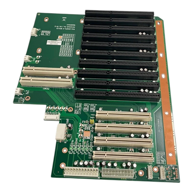 Advantech PCA-6114P4-C REV.C2 Backplane 14 Slot (8 ISA / 4 PCI / 2 PICMG)