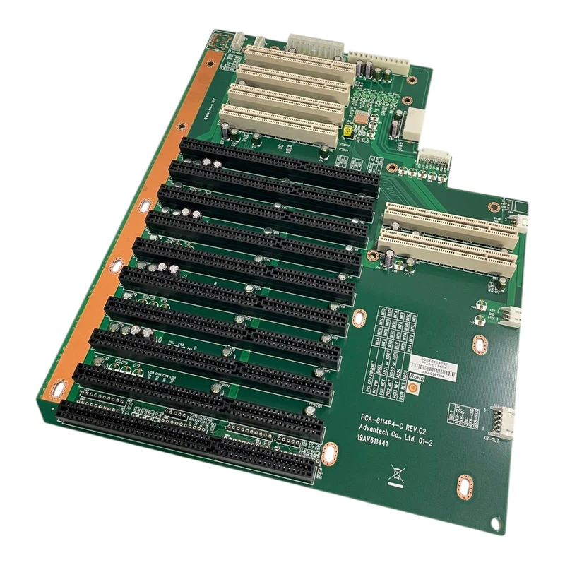 Advantech PCA-6114P4-C REV.C2 Backplane 14 Slot (8 ISA / 4 PCI / 2 PICMG)