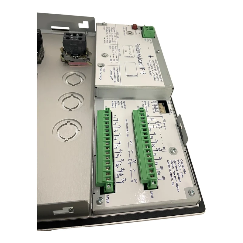 Lauer TP 16-i 10427 Profibus Keyboard Bedienterminal Bedienfeld Industrie