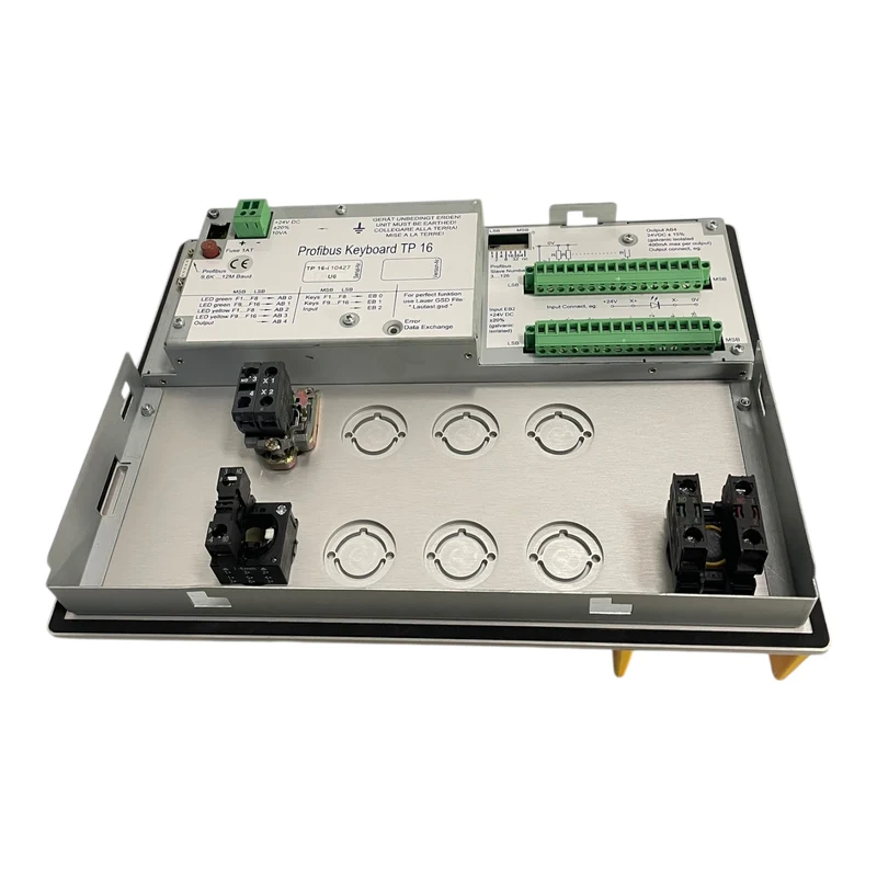 Lauer TP 16-i 10427 Profibus Keyboard Bedienterminal Bedienfeld Industrie