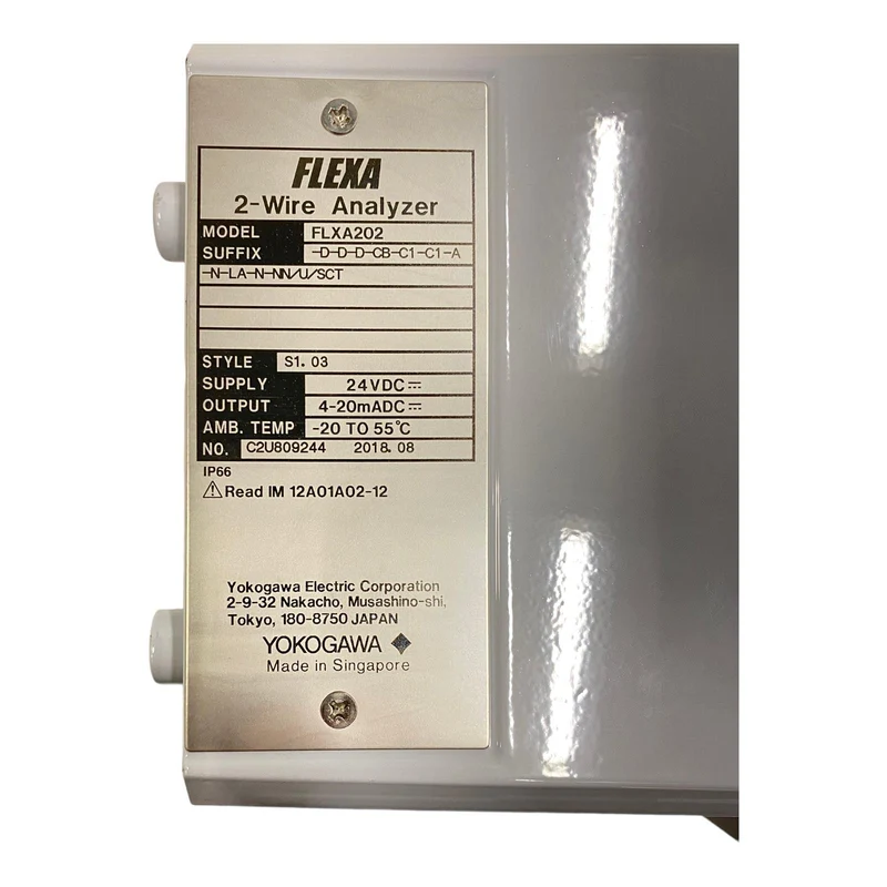 Yokogawa FLEXA202 2-Leiter-Zweikanal-Messumformer 24V DC 4-20mADC