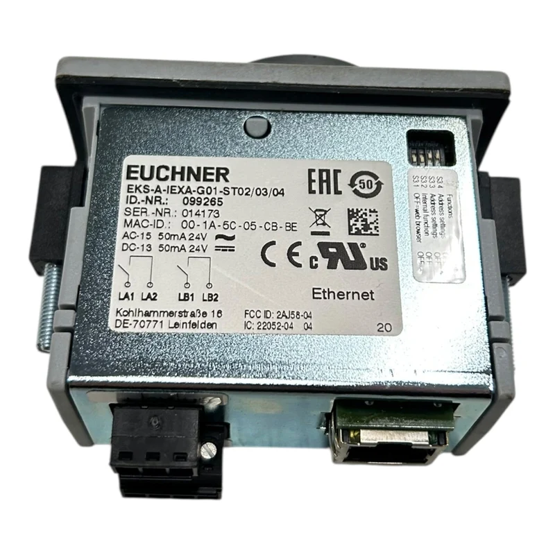 Euchner Schlüsselaufnahme Ethernet EKS-A-IEXA-G01-ST02/03/04 099265 Industrie