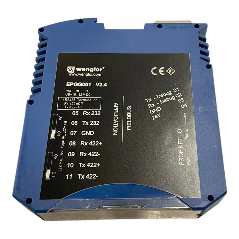 Wenglor Feldbus-Gateway RS-232 auf PROFINET EPGG001 für industriellen Einsatz
