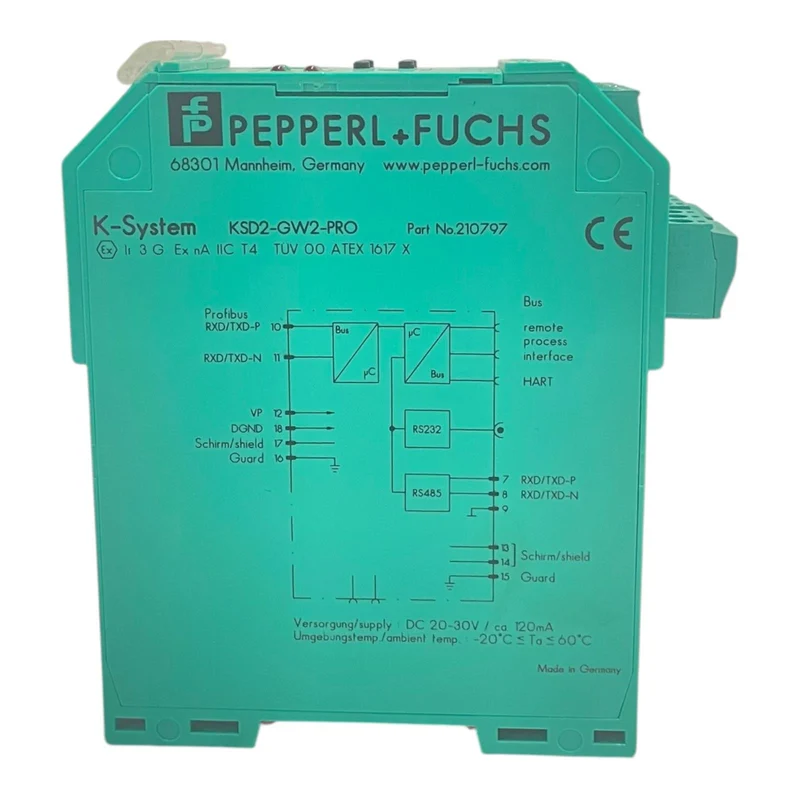 Pepperl+Fuchs Gateway Modul für Industrie KSD2-GW2-PRO 210797 DC20-30V/ca120mA