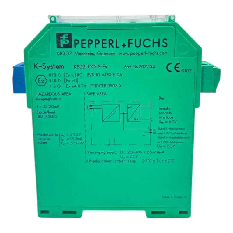 Pepperl+Fuchs Ausgangstrennwandler KSD2-CO-S-Ex 207554 DC20-30V/65-44mA