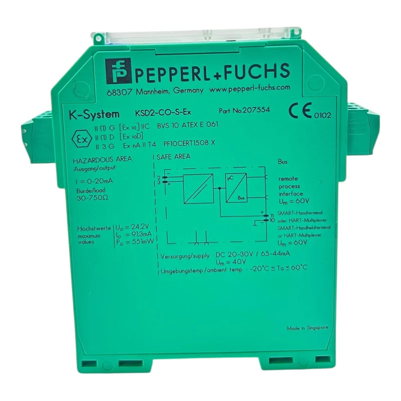 Pepperl+Fuchs Ausgangstrennwandler KSD2-CO-S-Ex 207554 DC20-30V/65-44mA