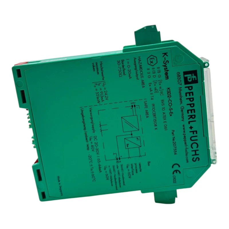Pepperl+Fuchs Ausgangstrennwandler KSD2-CO-S-Ex 207554 DC20-30V/65-44mA