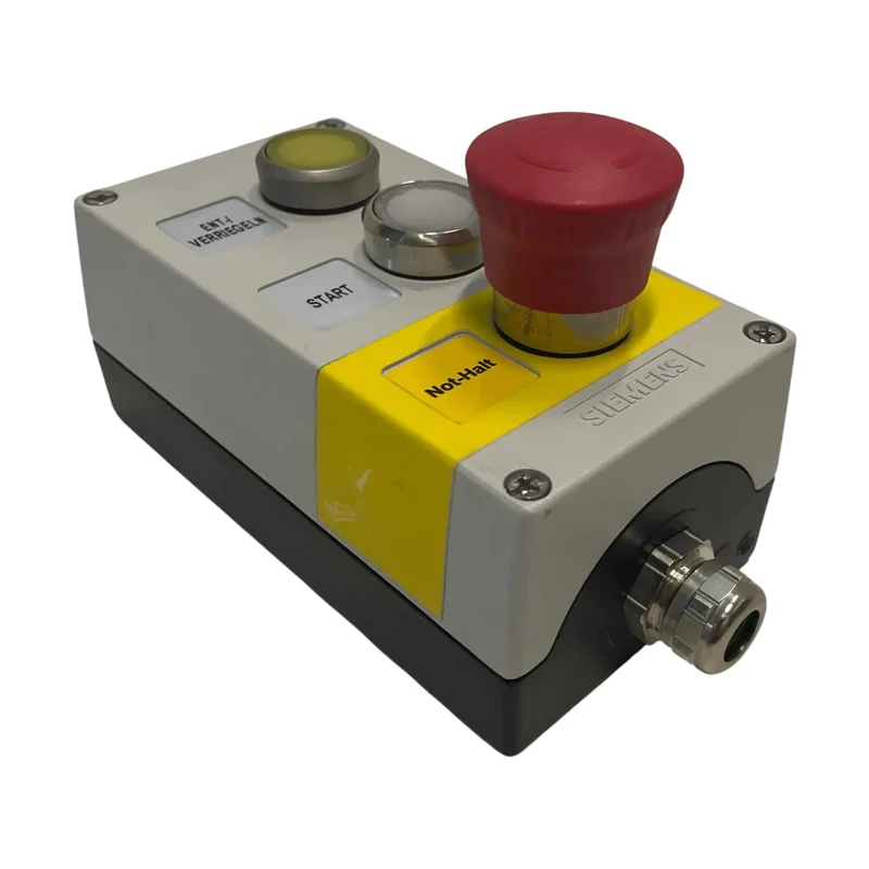 Siemens SIRIUS ACT Gehäuse 3SU1853-0AA00-0AB1 Metall Grau 3-Loch 22mm