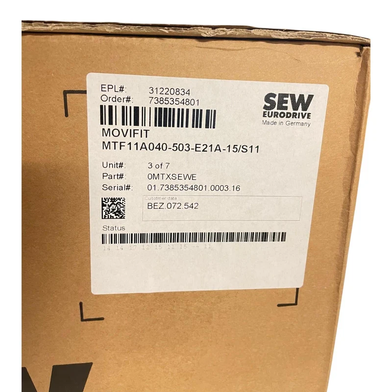 SEW MOVIFIT Elektronikbox Anschlussbox SEW MOVIFIT MTF11A040-503-E21A-15/S11