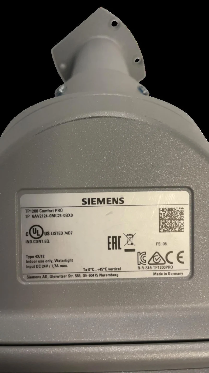 Siemens SIMATIC HMI TP1200 Comfort PRO für Tragarm 6AV2124-0MC24-0BX0 Panel HMI