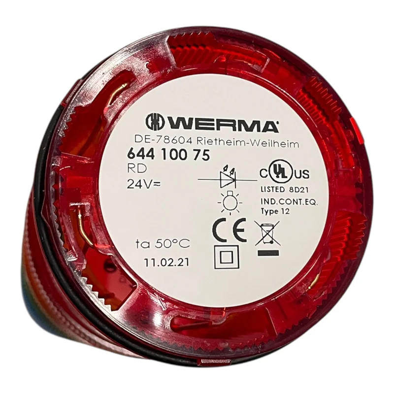 WERMA Signalleuchte 64081000 24V Weiß Blau Grün Orange Rot Industrie Leuchte