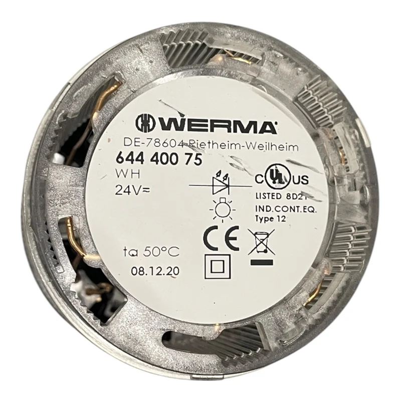 WERMA Signalleuchte 64081000 24V Weiß Blau Grün Orange Rot Industrie Leuchte