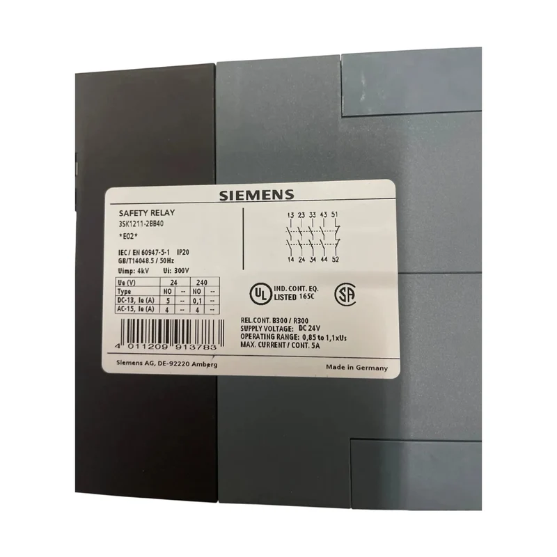 Siemens Sicherheitsrelais 3SK1211-2BB40 für Industrie Einsatz Automation Bauteil
