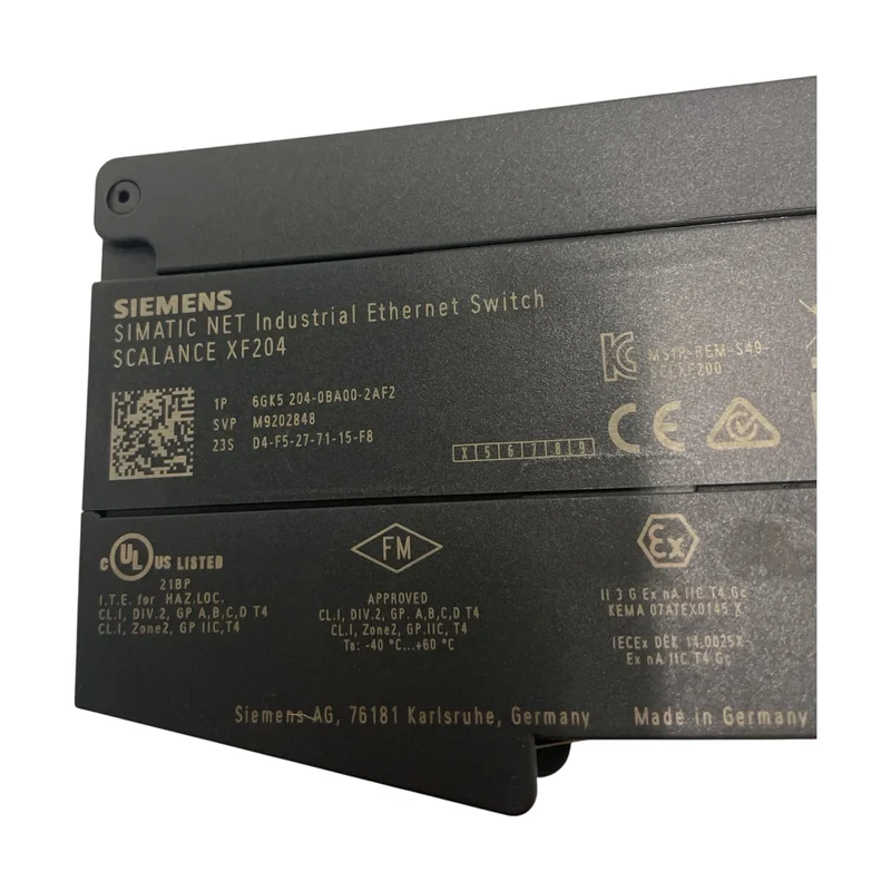 Siemens SIMATIC NET SCALANCE XF204 6GK5204-0BA00-2AF2 IE Switch Industrie