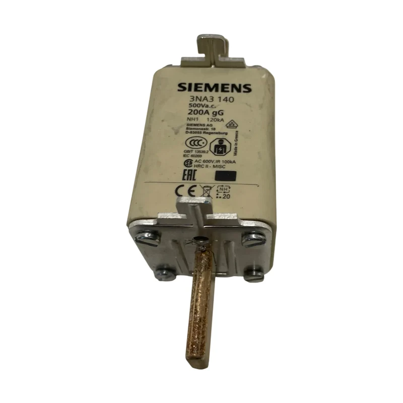 Siemens Sicherung 200A Sicherungseinsatz für industriellen Einsatz 3NA3 140