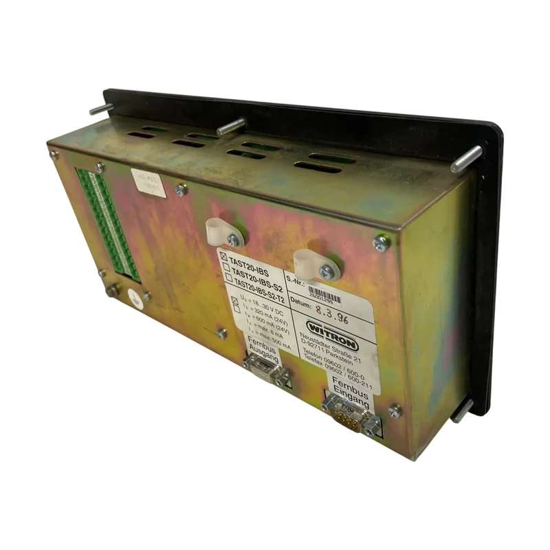 Witron Bedienterminal Tastatur Industrie Einsatz TAST20-IBS Industrie Panel
