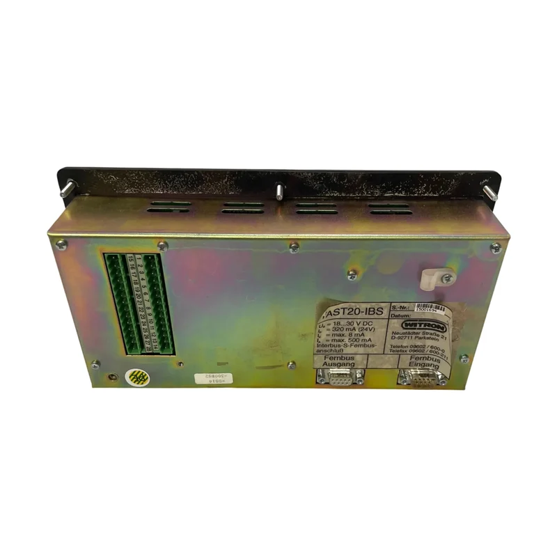Witron Bedienterminal Tastatur Industrie Einsatz TAST20-IBS Industrieteil