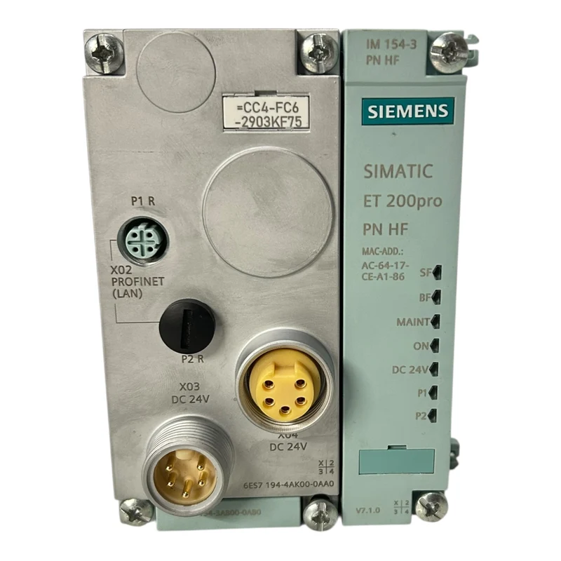 Siemens ET200 PRO Interfacemodul 6ES7194-4AK00-0AA0 6ES7154-3AB00-0AB0