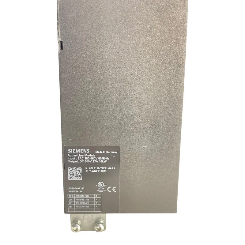 Siemens SINAMICS S120 Active Line Modul 3AC 380-480V 6SL3130-7TE21-6AA3 Siemens