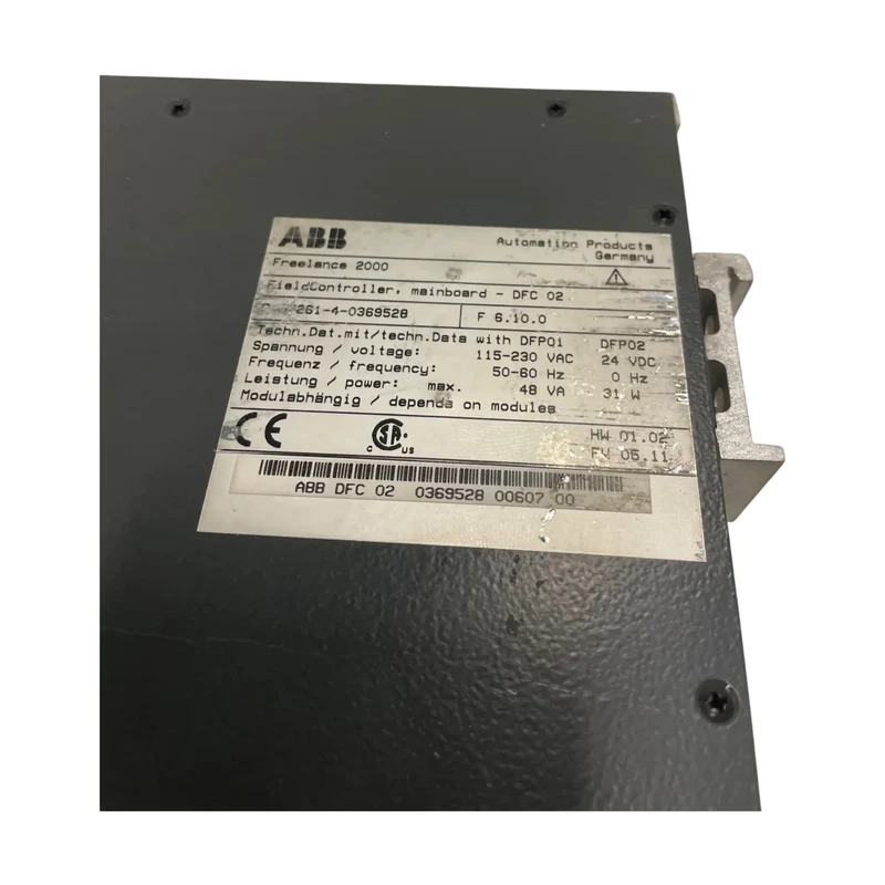 ABB Freelance 2000 FieldController DFC 02 37261-4-0369528 Profibus DPV1 SPS