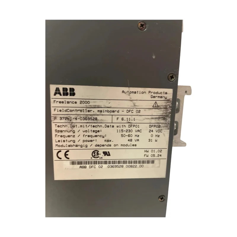 ABB Freelance 2000 FieldController DFC 02 37261-4-0369528 Profibus DPV1 SPS