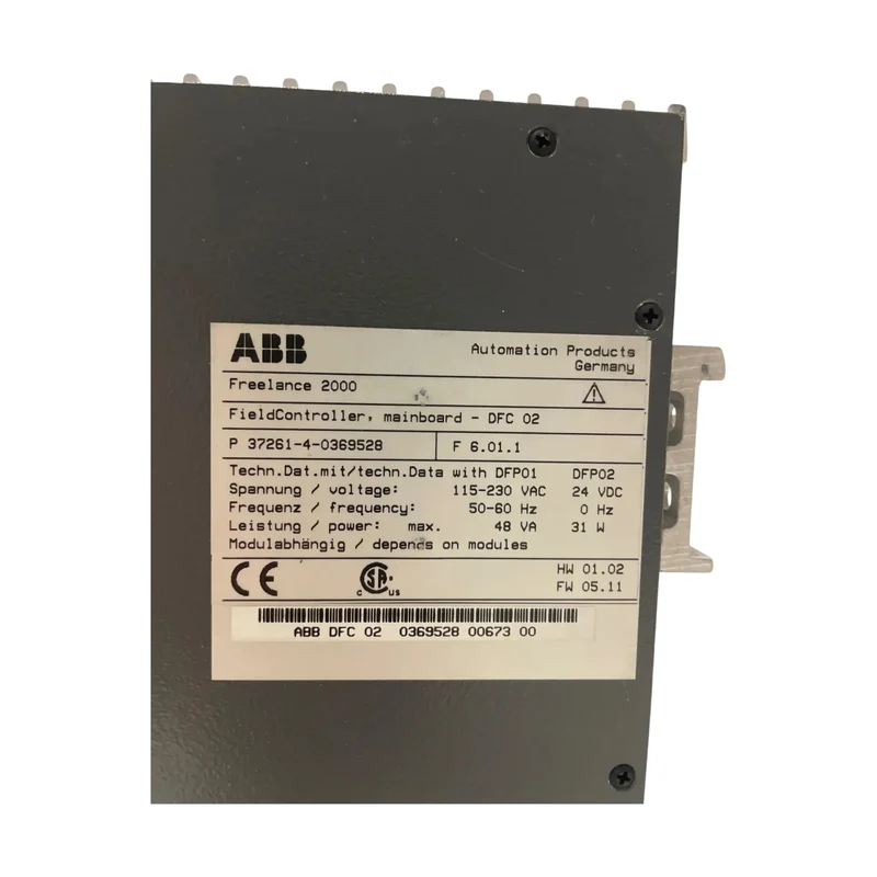 ABB Freelance 2000 FieldController DFC 02 37261-4-0369528 Profibus DPV1 SPS