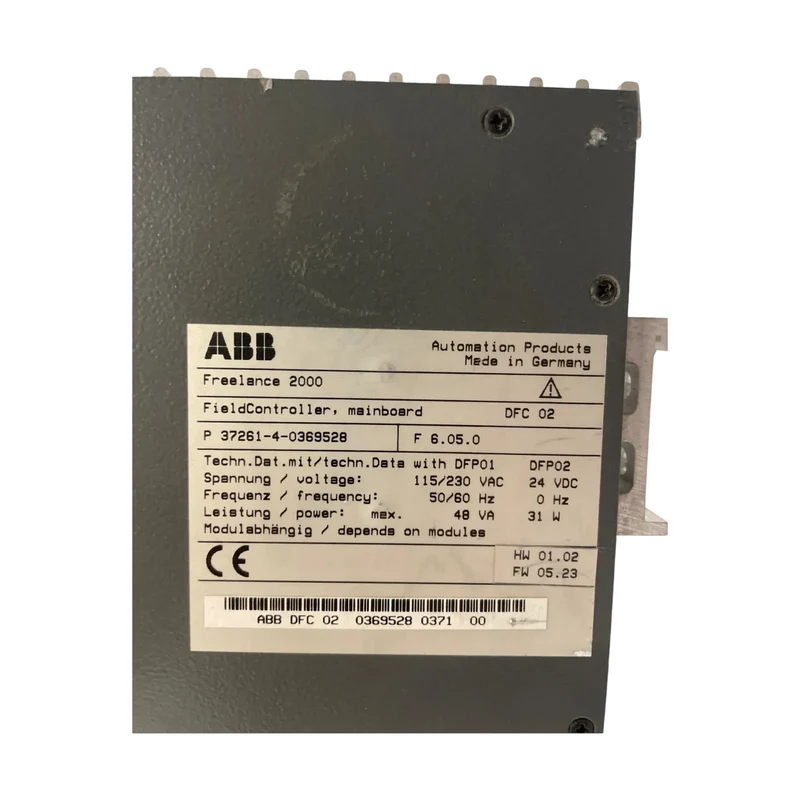 ABB Freelance 2000 FieldController DFC 02 37261-4-0369528 Profibus DPV1 SPS