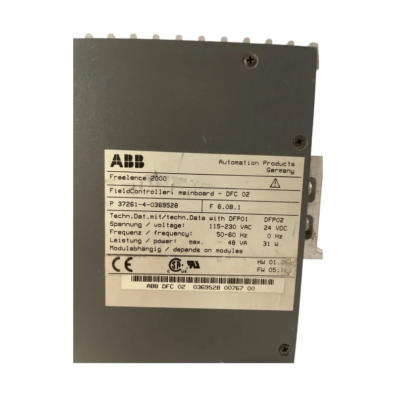 ABB Freelance 2000 FieldController DFC 02 37261-4-0369528 Profibus DPV1 SPS