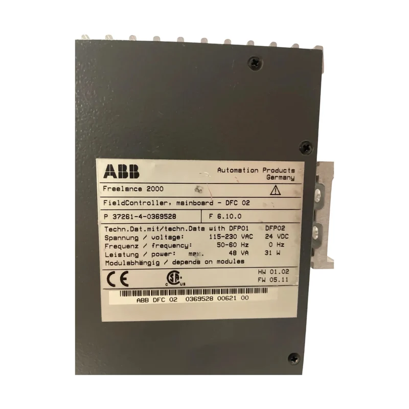ABB Freelance 2000 FieldController DFC 02 37261-4-0369528 Profibus DPV1 SPS