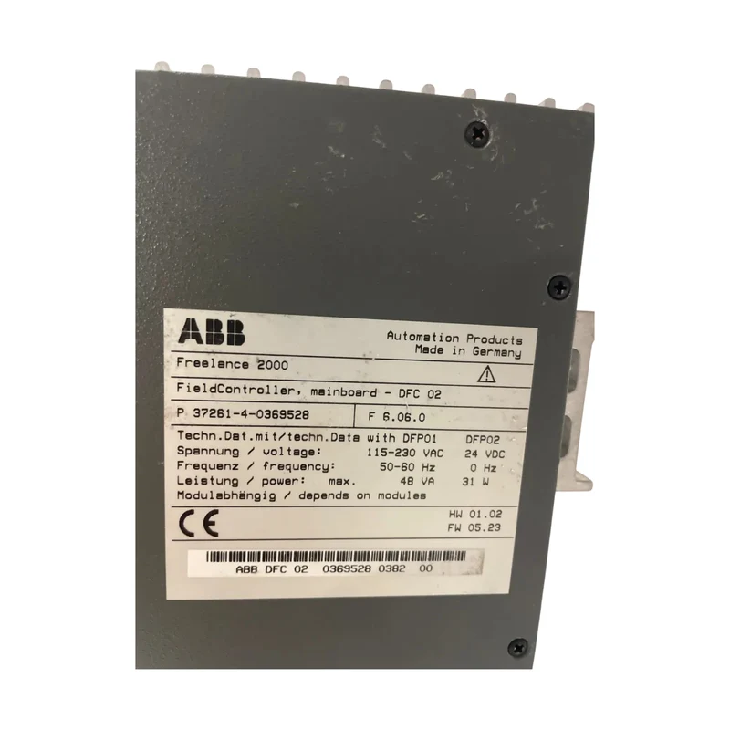 ABB Freelance 2000 FieldController DFC 02 37261-4-0369528 Profibus DPV1 SPS