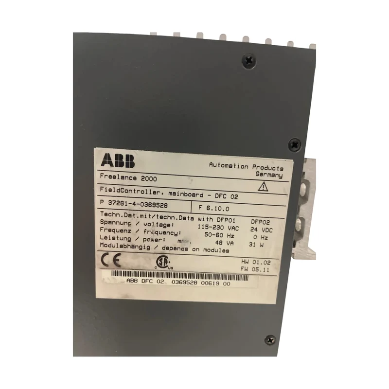 ABB Freelance 2000 FieldController DFC 02 37261-4-0369528 Profibus DPV1 SPS