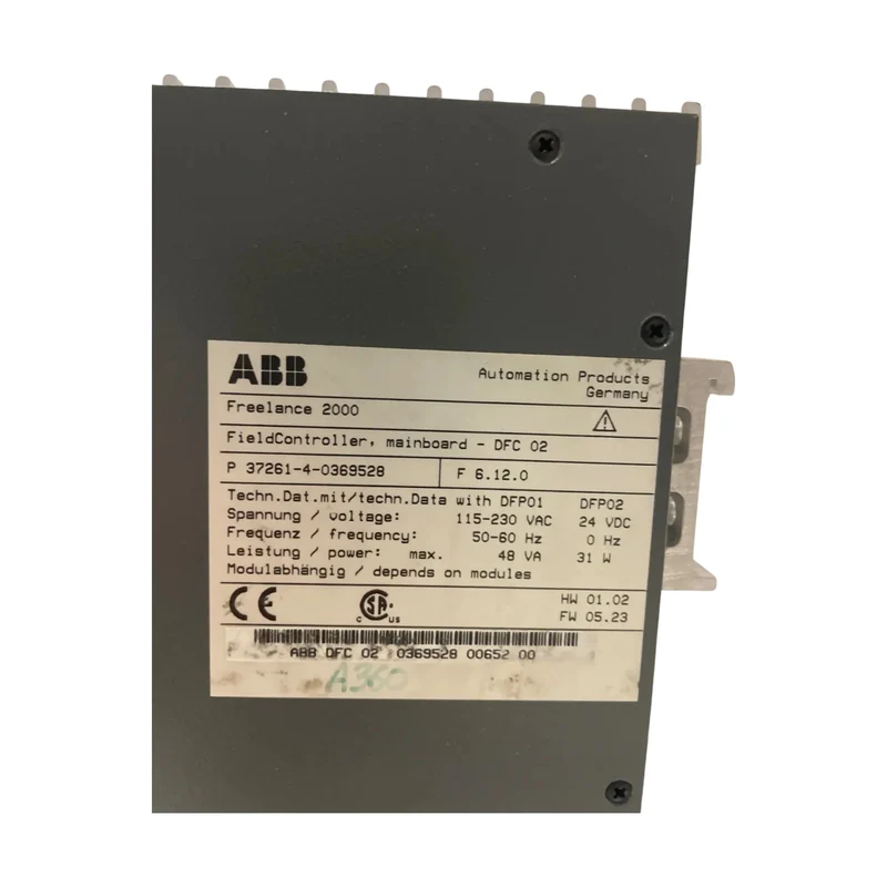 ABB Freelance 2000 FieldController DFC 02 37261-4-0369528 Profibus DPV1 SPS