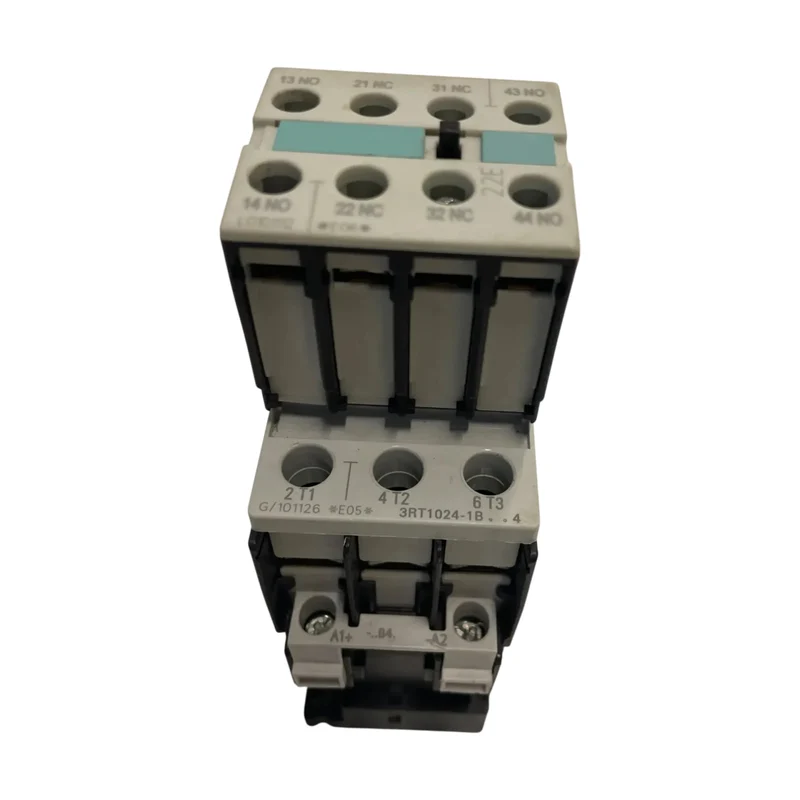 Siemens Leistungsschütz 5,5kW 12A 24V DC 2S+2Ö S0 3RT1024-1BB44 3RH1921-1HA22