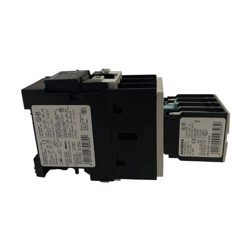 Siemens Leistungsschütz 5,5kW 12A 24V DC 2S+2Ö S0 3RT1024-1BB44 3RH1921-1HA22