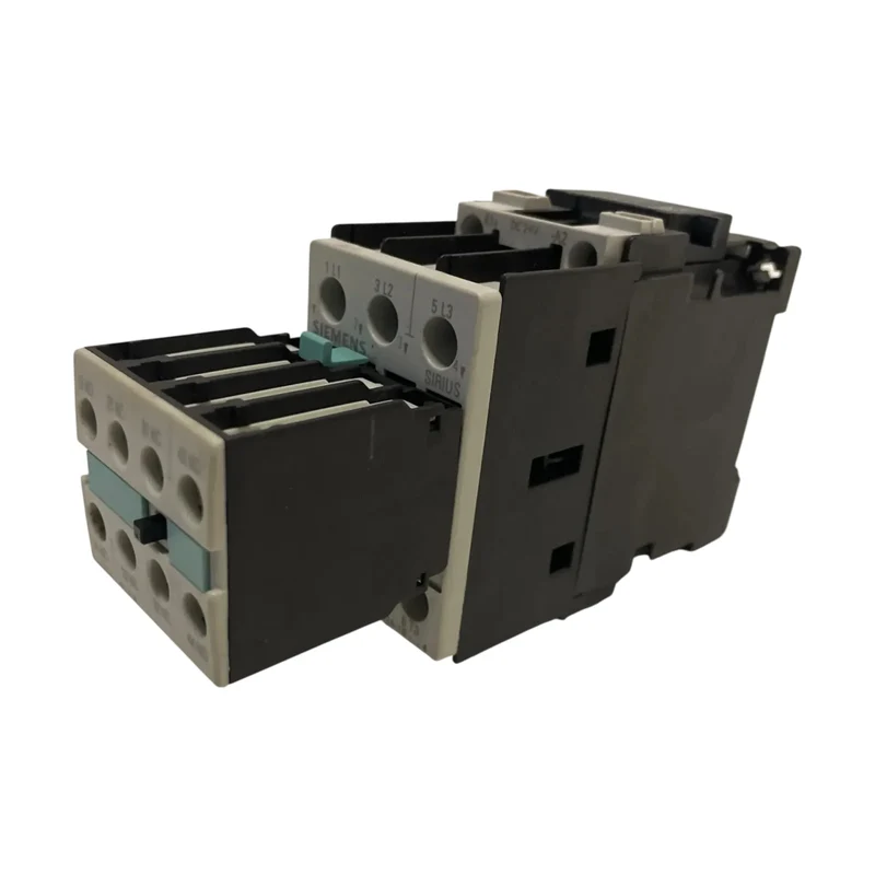 Siemens Leistungsschütz 5,5kW 12A 24V DC 2S+2Ö S0 3RT1024-1BB44 3RH1921-1HA22