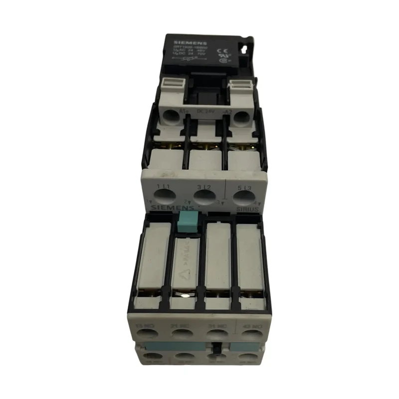 Siemens Leistungsschütz 5,5kW 12A 24V DC 2S+2Ö S0 3RT1024-1BB44 3RH1921-1HA22