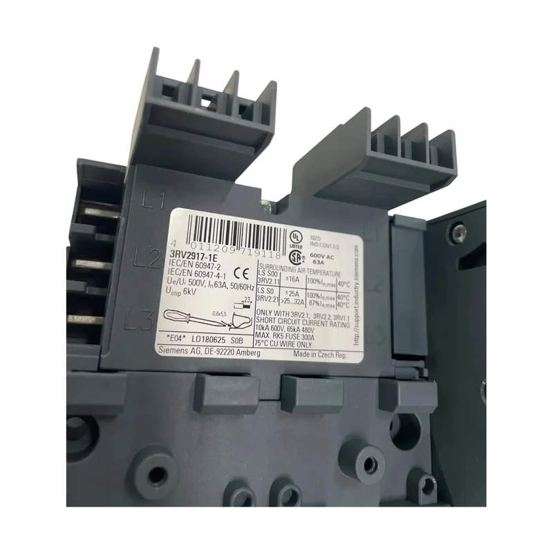 Siemens 3RV2917-1A 3-Phasen-Sammelschiene für industriellen Einsatz Siemens