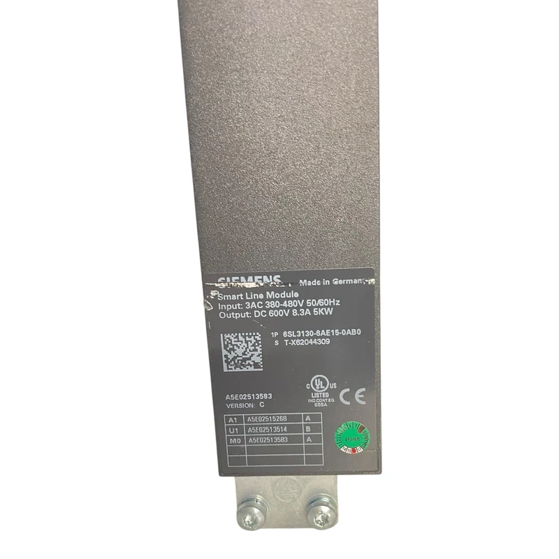 Siemens SINAMICS S120 Smart Line Modul 3AC 380-480V 6SL3130-6AE15-0AB0 Siemens