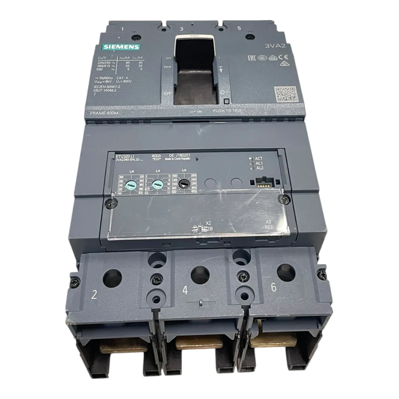 Siemens Leistungsschalter 3-polig 400A 55kA ETU320 3VA2340-5HL32-0AA0 Siemens