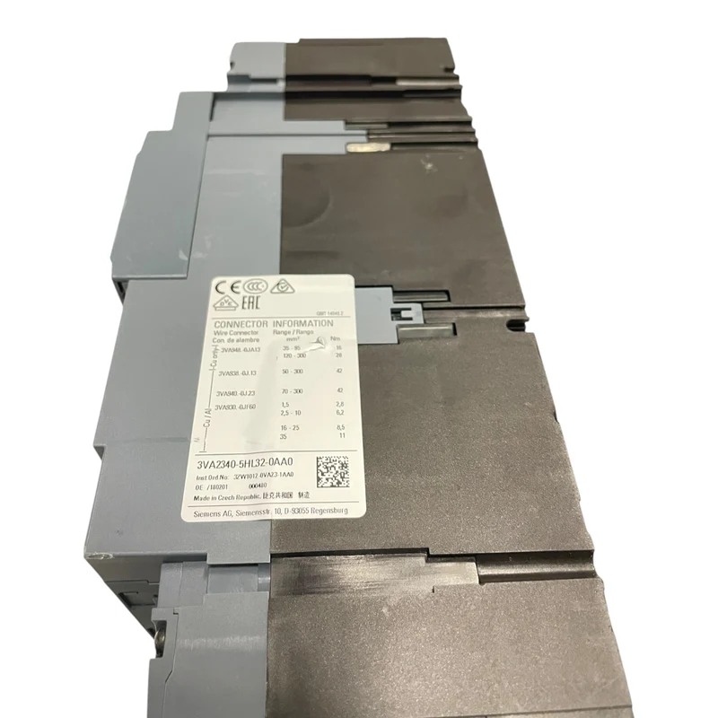 Siemens Leistungsschalter 3-polig 400A 55kA ETU320 3VA2340-5HL32-0AA0 Siemens