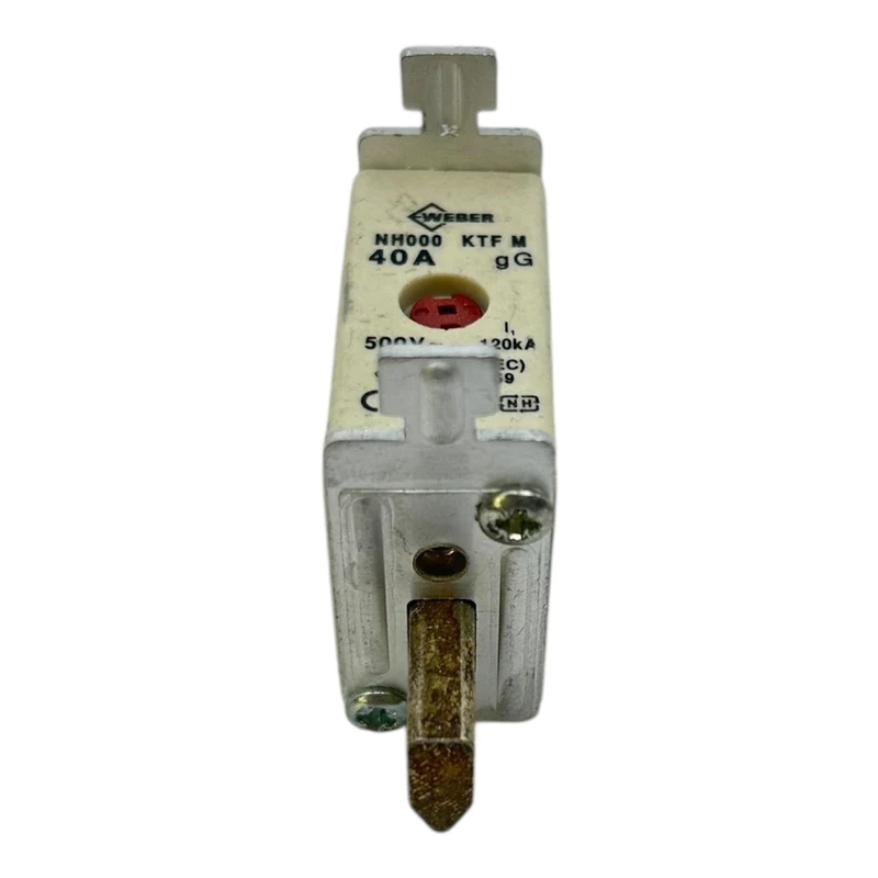 Weber NH000 Sicherung 40A 500V gG 120kA KTF M Sicherungseinsatz VE:2stk