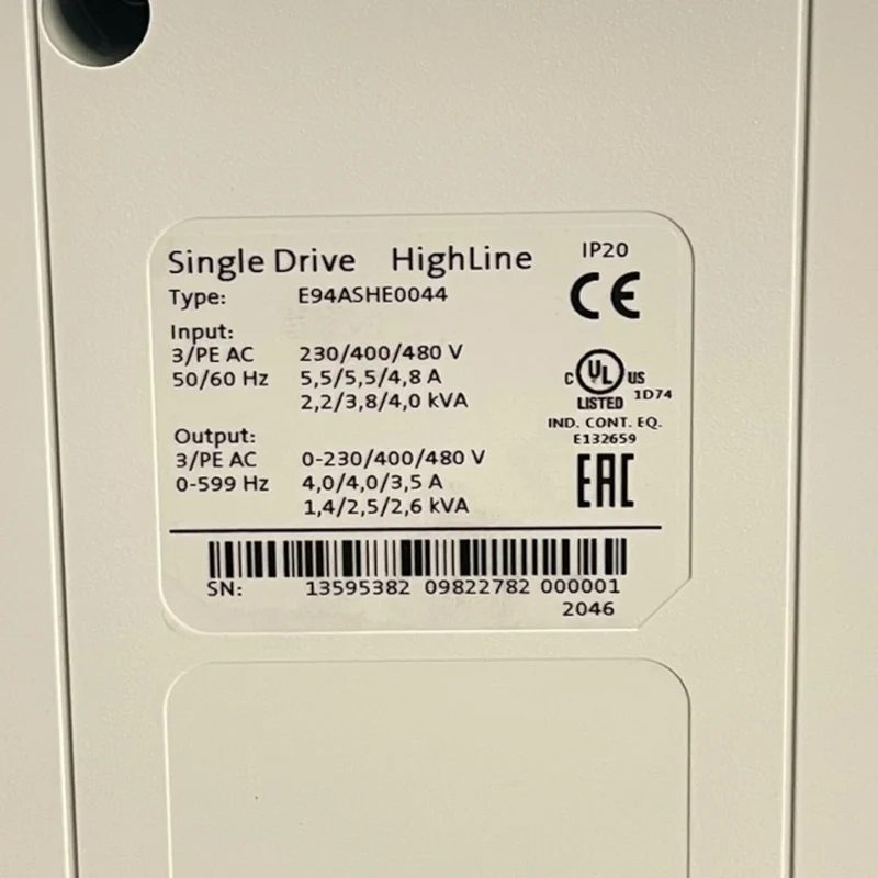 Lenze Servodrive High Line Single Drive Servodrive von Lenze High E94ASHE0044